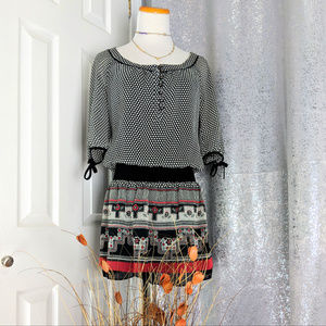 GUESS Polka dots mini dress Sz 1